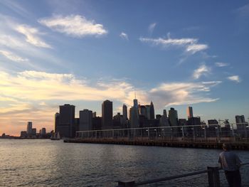 View of cityscape with waterfront