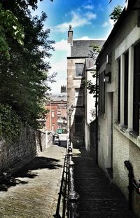 Walkway leading to building