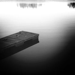 Reflection of trees in water