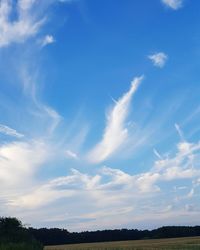 Scenic view of grassy field against cloudy sky