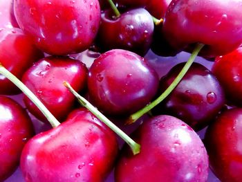 Full frame shot of strawberries