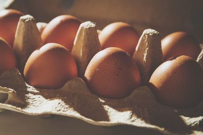 Close-up of eggs