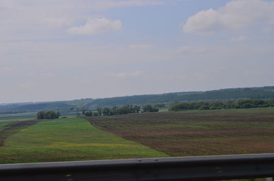 Scenic view of landscape against sky