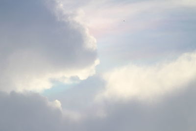 Low angle view of clouds in sky