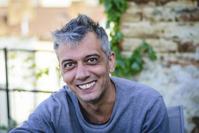 Portrait of smiling man