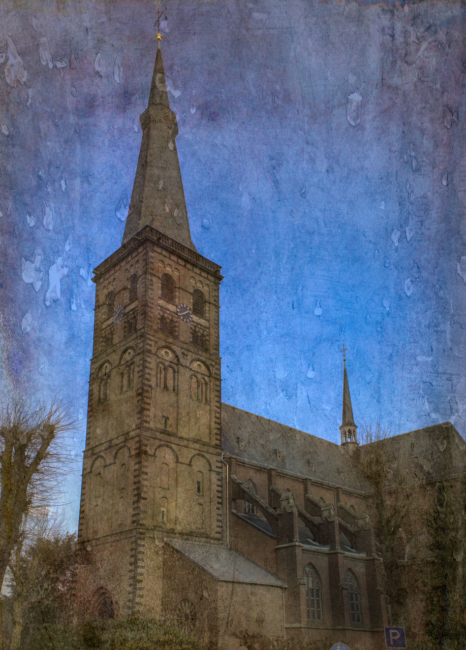 LOW ANGLE VIEW OF BELL TOWER