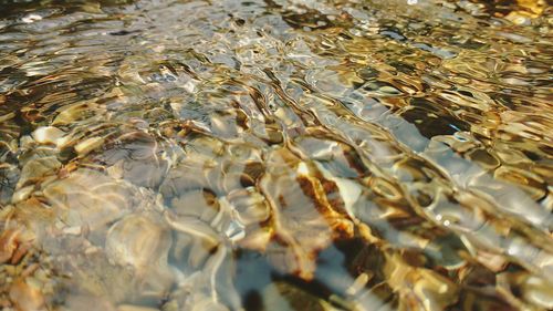 Full frame shot of rippled water