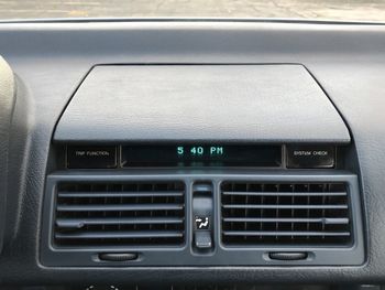 Close-up of vintage car