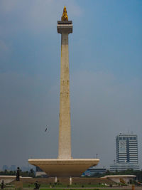 Low angle view of monument against sky