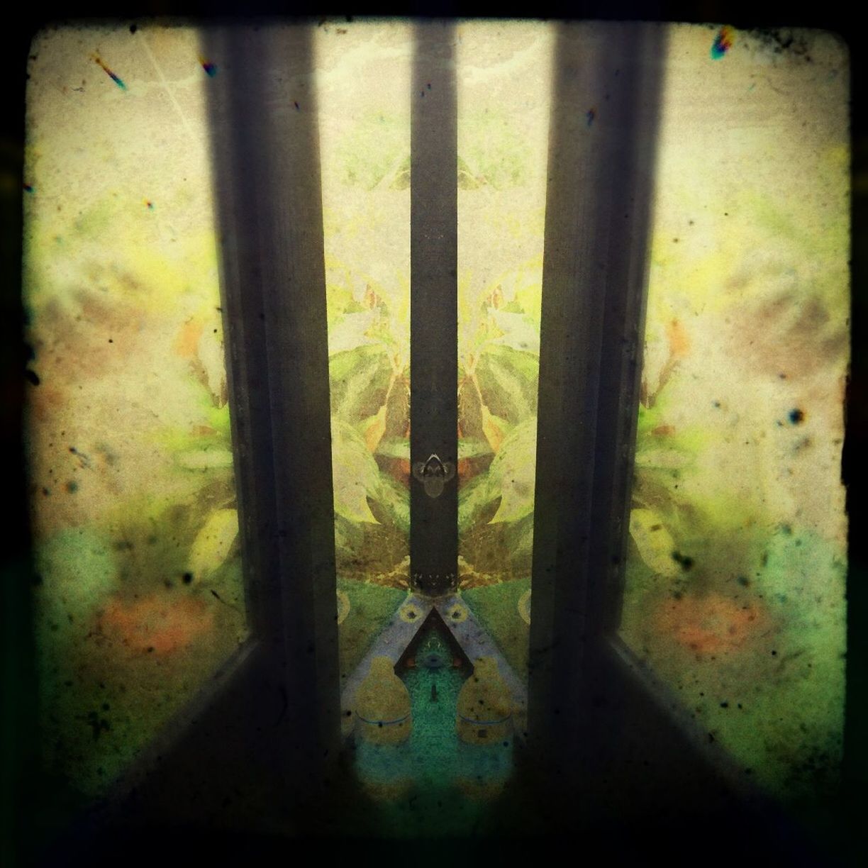 metal, window, no people, indoors, auto post production filter, control, transfer print, spooky, glass, rusty, building, punishment, day, close-up, architecture, nature, prison, gate, grid