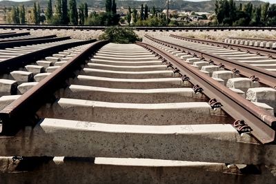 View of railroad tracks