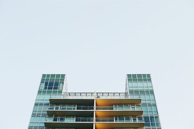 Low angle view of modern building