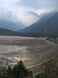 Scenic view of landscape against sky