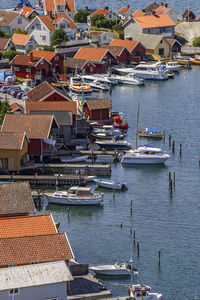 Old fishing village on the swedish coast