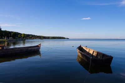 Scenic view of calm sea against sky