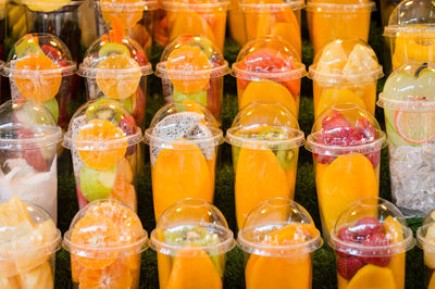 Various fruits for sale in market