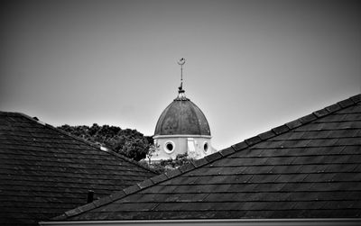 Low angle view of traditional building against sky