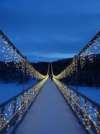 Low angle view of bridge against sky