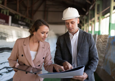 Young man working with smart phone