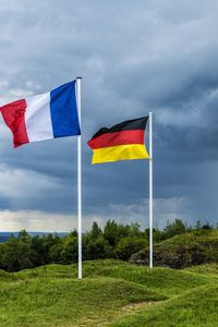 Flag against sky