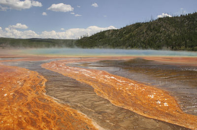 Yellowstone national park montana usa