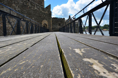 View of bridge in city