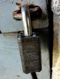 Close-up of rusty metal