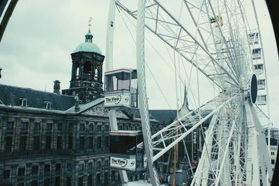 View of bridge in city