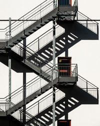 Low angle view of staircase in building