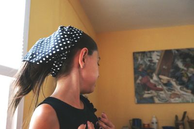 Young woman looking at camera