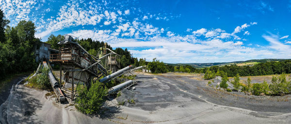 View of road passing through landscape