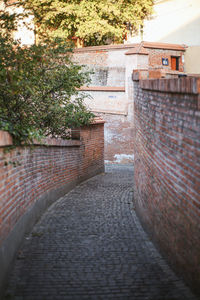 Footpath leading towards building