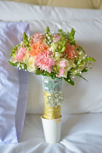 Close-up of rose bouquet