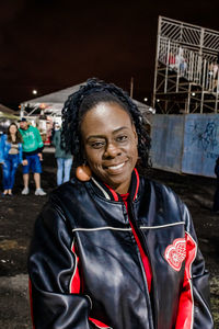 Portrait of a smiling young woman