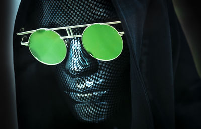 Dummy in sunglasses