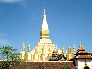 Low angle view of temple