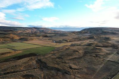 Scenic view of landscape against sky