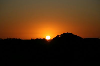 Scenic view of sunset