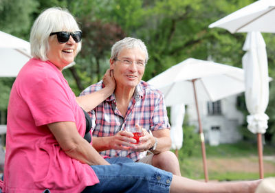 Senior couple at resort