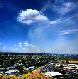 Aerial view of cityscape