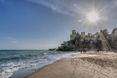 Scenic view of sea 