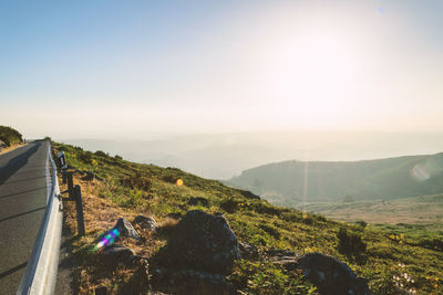 Panoramic view of landscape against sky