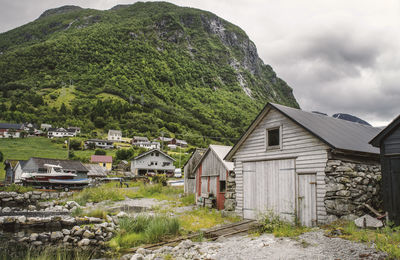 Houses in town