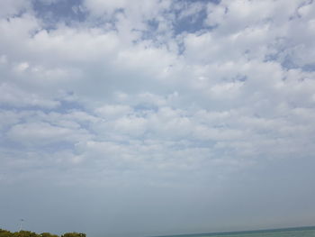 Low angle view of clouds in sky