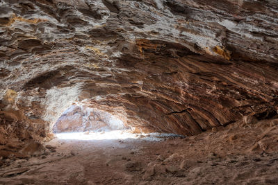 Low angle view of cave