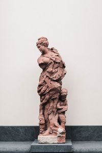 Statue against clear sky