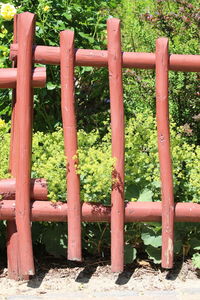 Fence against plants