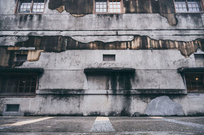 Low angle view of old building