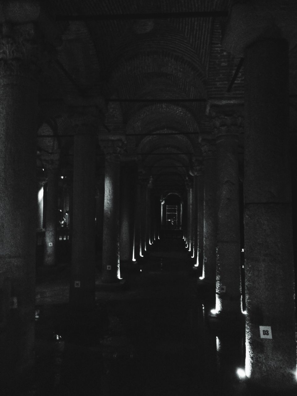 EMPTY CORRIDOR OF OLD BUILDING