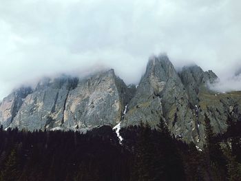 Scenic view of mountain against sky